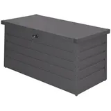 Livingandhome Gartenbox, Grau, Metall, 120x63x61 cm, Wohnzimmer, Kommoden & Sideboards, Kommoden