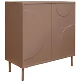 [en.casa] Sideboard Holea 75 x 70 x 34 cm Mocha Mousse Braun