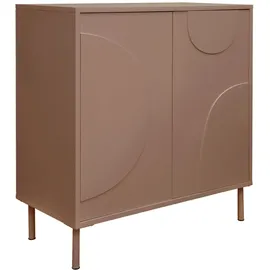 [en.casa] Sideboard Holea 75 x 70 x 34 cm Mocha Mousse Braun