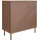 [en.casa] Sideboard Holea 75 x 70 x 34 cm Mocha Mousse Braun