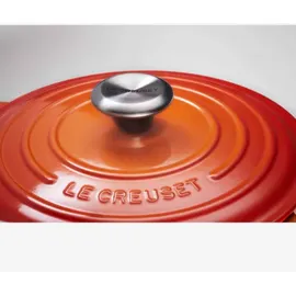 Le Creuset Signature Bräter 24 cm rund kirschrot
