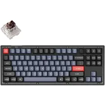Keychron Key V3 TKL Frost Black, RGB Key Brown H V3-C3-DE
