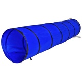 LIONTO by dibea Hundetunnel Spieltunnel Hundehöhle Agilitytunnel Blau Größe (S) 200 x 40 cm