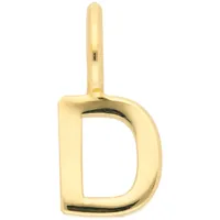 Buchstabenanhänger ADELIA ́S "Damen & Herren 333 Gold Buchstabenanhänger D", gold, Schmuckanhänger, Damen, Gelbgold 333 Gold, Gelbgold 333, Gold, für Damen & Herren