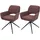 MCW Esszimmerstuhl N74 Bouclé hellbraun 2er Set