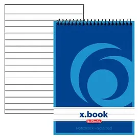 Herlitz Notizblock x.book DIN A6 liniert, 1 St.