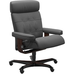 STRESSLESS Bürostuhl Erik Office Leder Grau Batick Grey