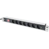 Digitus Steckdosenleiste 2 m Schwarz 7 St.