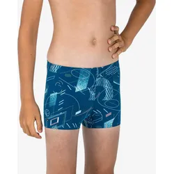 Badehose Boxer Jungen - Fitib blau/grau berlinerblau 161-172cm 14-15J