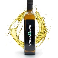 omega3zone Hochdosiertes Omega 3 Fischöl flüssig - Omega 3 Öl mit 5400 mg pro Portion - Premium Fish Oil - Laborgeprüfte Omega-3 Fettsäuren aus Deutschland - 500ml Zitrone-Ingwergeschmack