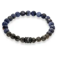 s.Oliver Armband Beads Blau 17 cm