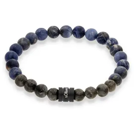 s.Oliver Armband Beads Blau 17 cm