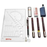 Rotring Isograph College-Set Tuschefüller-Set schwarz, 1 Set