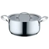 Haeger Kochtopf mit Deckel, grau, Ø 18 cm