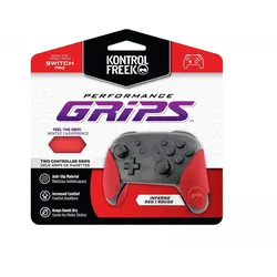 KontrolFreek Performance Grips Inferno Red - Switch Pro