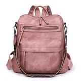 Puwuzixi Frauen Rucksack Wasserdicht Anti-Diebstahl PU Mode Reisen Mehrzweck Cabrio Geldbörse Umhängetasche Handtasche Rucksack