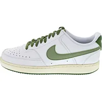 Nike Court Vision Low Herren white/treeline/sail/oil green 43