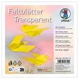 Ursus Transparentpapier 14 x 14 cm 100 Blatt gelb