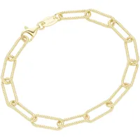 GIORGIO MARTELLO MILANO Armband Kordel-Optik, vergoldet, Silber 925 Armbänder