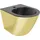 Mexen Lena hängendes Bidet, schwarz matt/gold - 35224876