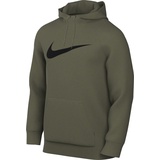 Nike Dri-FIT Graphic Hoodie Herren oliv, S