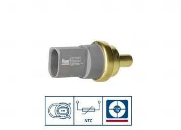 NISSENS Sensor, Kühlmitteltemperatur 207082 für Ford VW Bentley JEEP Mercedes MITSUBISHI Porsche