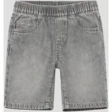 s.Oliver Loose Fit Pull on Jeansshorts aus reiner Baumwolle, Mittelgrau, 92