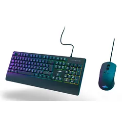 uRage Koop 320 2in1 RGB-LED Gaming Tastatur USB (Schwarz)