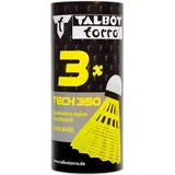 Talbot Torro Talbot-Torro® Badminton Ball Tech 350, 3er Gelb, 3 Stück