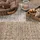 Paco Home Designer Teppich Modern Kariert Kurzflor Teppich Design Meliert In Braun Creme, Grösse:160x230 cm,