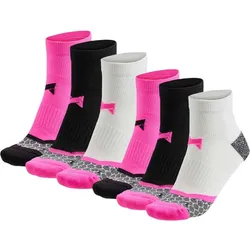 Xtreme – Laufsocken – Unisex – 6er-Pack – Pink – Herren-Laufsocken rosa 39/42