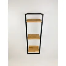 Andas Borken Wandboard 30 x 20 x 90 cm Schwarz