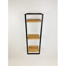 Andas Borken Wandboard 30 x 20 x 90 cm Schwarz