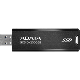 A-Data ADATA SC610 2000 GB, Externe SSD - Schwarz