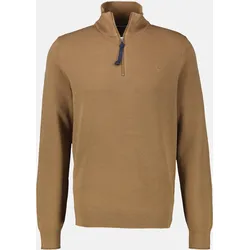 Herren Stricktroyer in lebendiger Optik - Light Coffee - 3XL