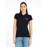 Tommy Hilfiger Poloshirt »SLIM SCRIPT GRAPHIC POLO SS«, mit Script Logo-Schriftzug Gr. L (40), Desert sky) , 32900144-L