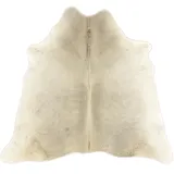 generisch KUHFELL STIERFELL GRAU BEIGE Natur 200 x 190 cm ECHTES RINDERFELL Fell Teppich Champagner