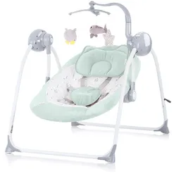 Chipolino elektrische Babywippe Hug, Musikfunktion, regulierbare Geschwindigkeit grün