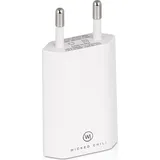 Wicked Chili Pro Series Netzteil - Ultra Slim - USB Adapter für Samsung S10, S10+, S10e, S9+, S9, A50, A30, M10, A7 (2018), J4 Core, - Ladeadapter... - Weiß