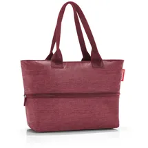 Reisenthel Shopper e1 herringbone twist maroon
