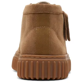 CLARKS Torhill Hi Dark Sand Suede 43 EU