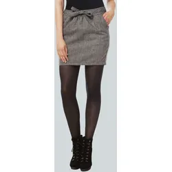 Minirock SOCCX Gr. L, grau Damen Röcke Miniröcke mit Taschen