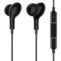 Coolden In-Ear Kopfhörer für iPhone Kopfhörer HiFi Audio Stereo mit Mikrofon und Lautstärkeregler kompatibel mit iPhone 14/14 Pro/13 Pro Max/13/12 /SE/11/XR/8/7 Unterstützt alle iOS-Systeme (Schwarz)