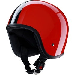 Redbike RB-680/RB-681, Jethelm - Rot/Schwarz/Weiß - XXL