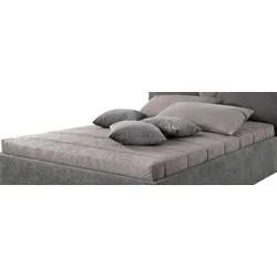 Tagesdecke, grau, B:190cm L:220cm, Polyester, WESTFALIA SCHLAFKOMFORT, Tagesdecken