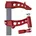 PIHER Schraubzwinge Stahl 120 cm rot