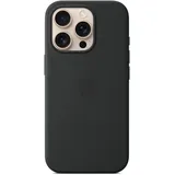 Apple Silikon Case mit MagSafe für iPhone 16 Pro schwarz