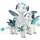 NICI Kuscheltier Drache Zafura 20 cm Weiß