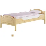 Erst-Holz Erst-Holz®Massivholz Bett 100x200 Kieferbett Einzelbett Gästebett Futonbett Zubehör wählbar V-60.30-10ohne Zubehör