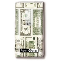 Paper+Design Taschentücher DOLLAR / 10Stück
